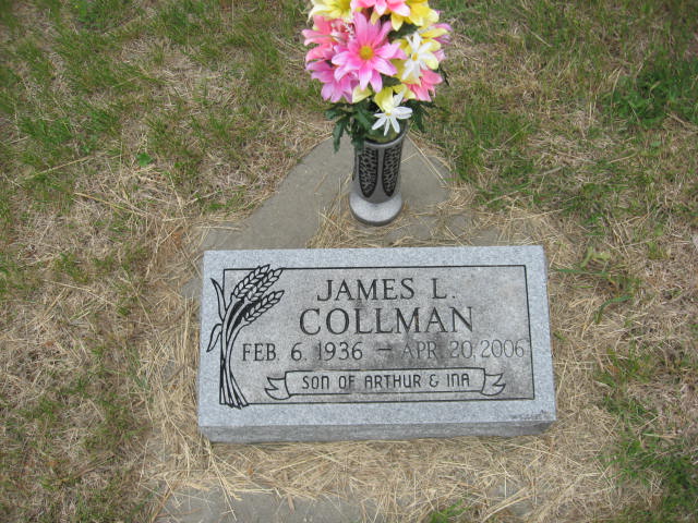 James Lee Collman Grave Photo