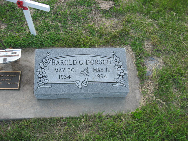 Harold G. Dorsch Grave Photo