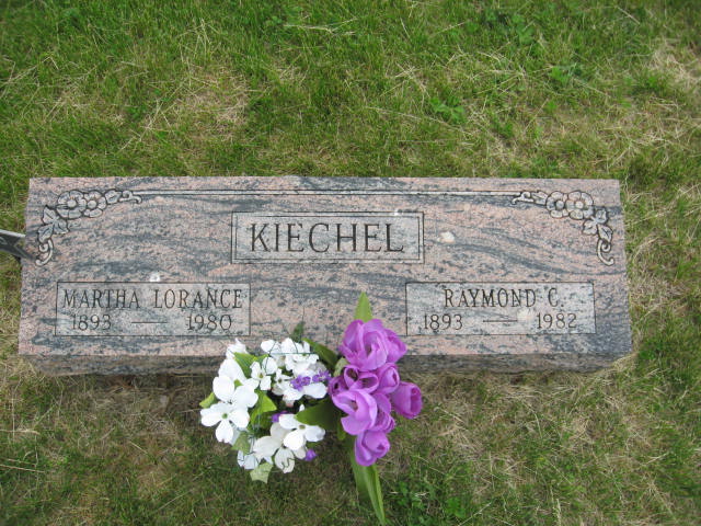 Martha Marie Lorance Kiechel Grave Photo
