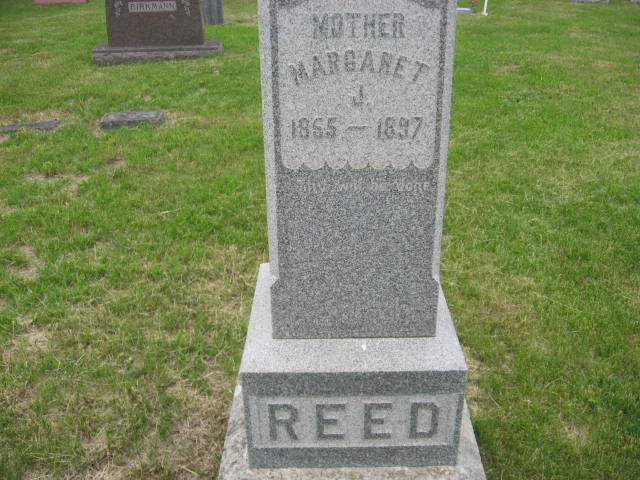Margaret J. Reed Grave Photo