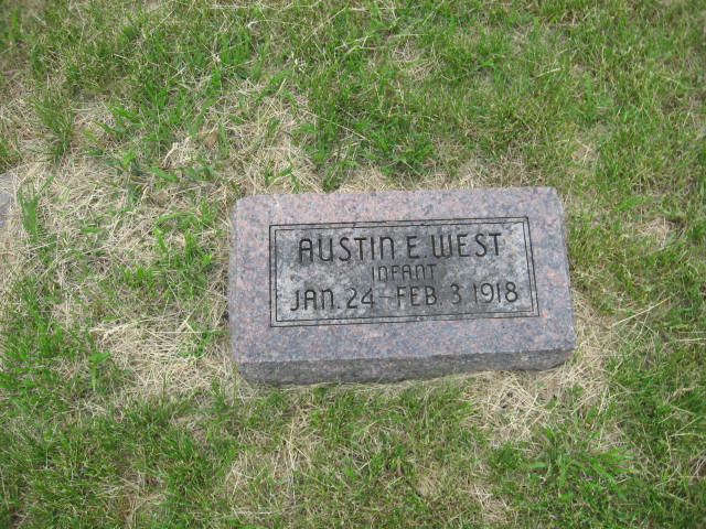 Austin E. West Grave Photo