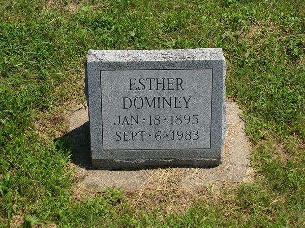 Esther Dominey Grave Photo