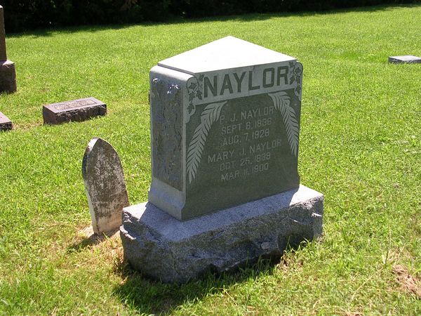 Preston J.  Naylor Grave Photo