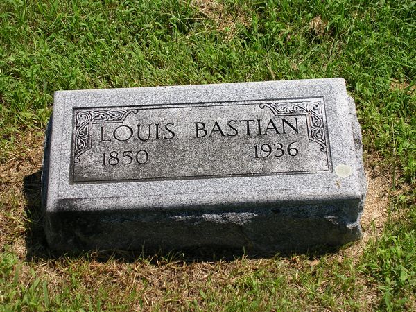Louis Bastian Grave Photo