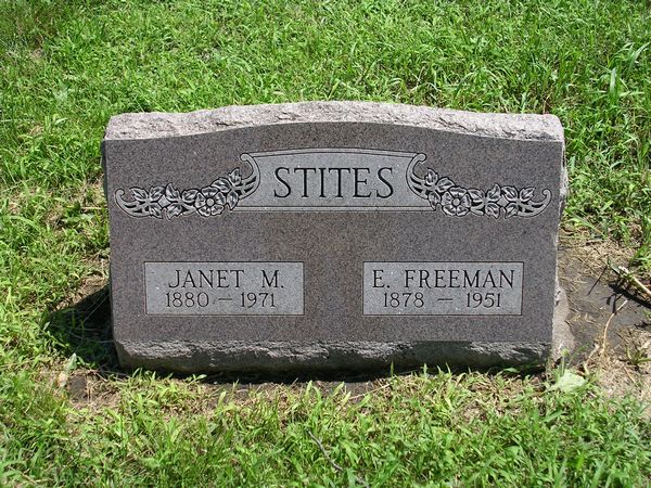 Janet Marlin Cook Stites Grave Photo