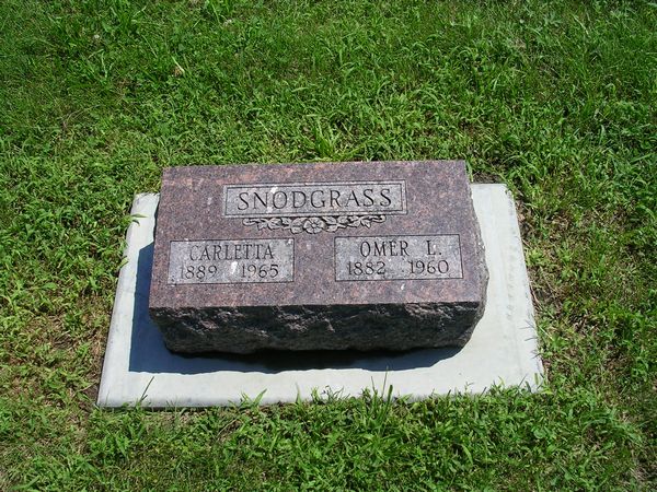 Carletta C. (Thomas) Snodgrass Grave Photo