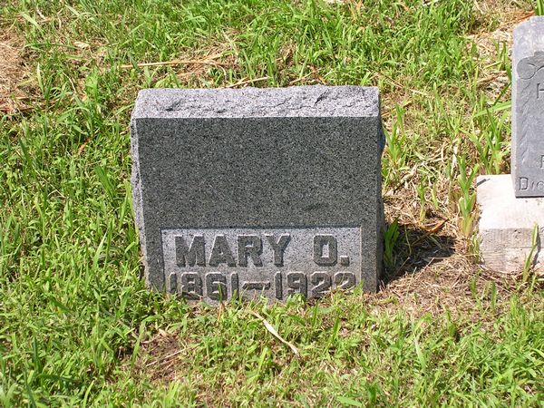 Mary O. â€œMollieâ€� (Snodgrass) Miller Grave Photo