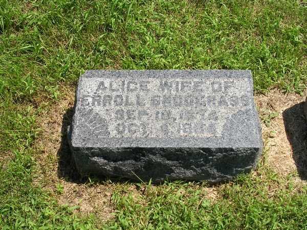 Alice F. (Dominey) Snodgrass Grave Photo
