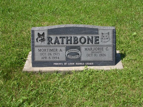 Mortimer A. Rathbone Grave Photo