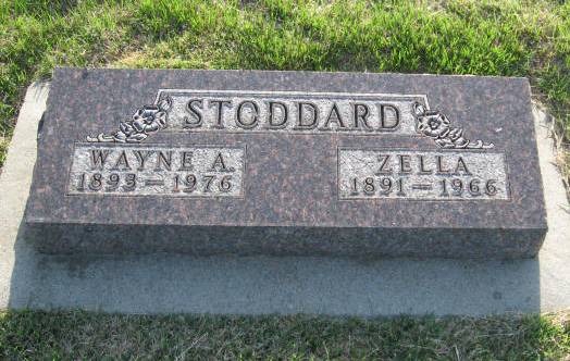 Zella McClain Stoddard Grave Photo